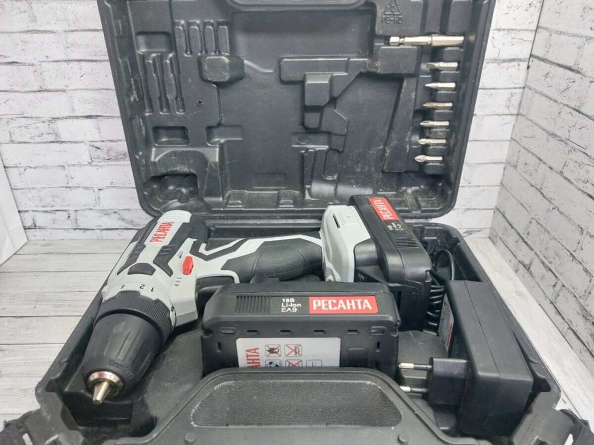 Шуруповерт Ресанта  да 18-2лк